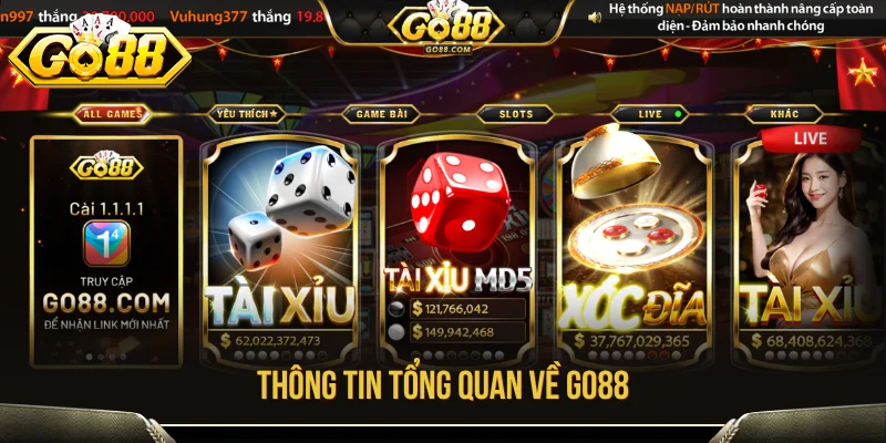 GO88 - Link Truy Cập Go 88, Tải App Và Hướng Dẫn Sử Dụng 9 Thông tin tổng quan về GO88