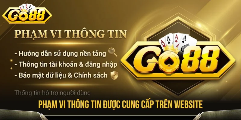 GO88 - Link Truy Cập Go 88, Tải App Và Hướng Dẫn Sử Dụng 10 Thông tin được cung cấp trên website hỗ trợ người dùng